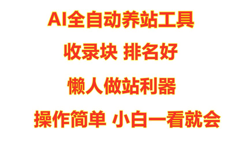AI站群程序：打破传统网站管理模式的力量